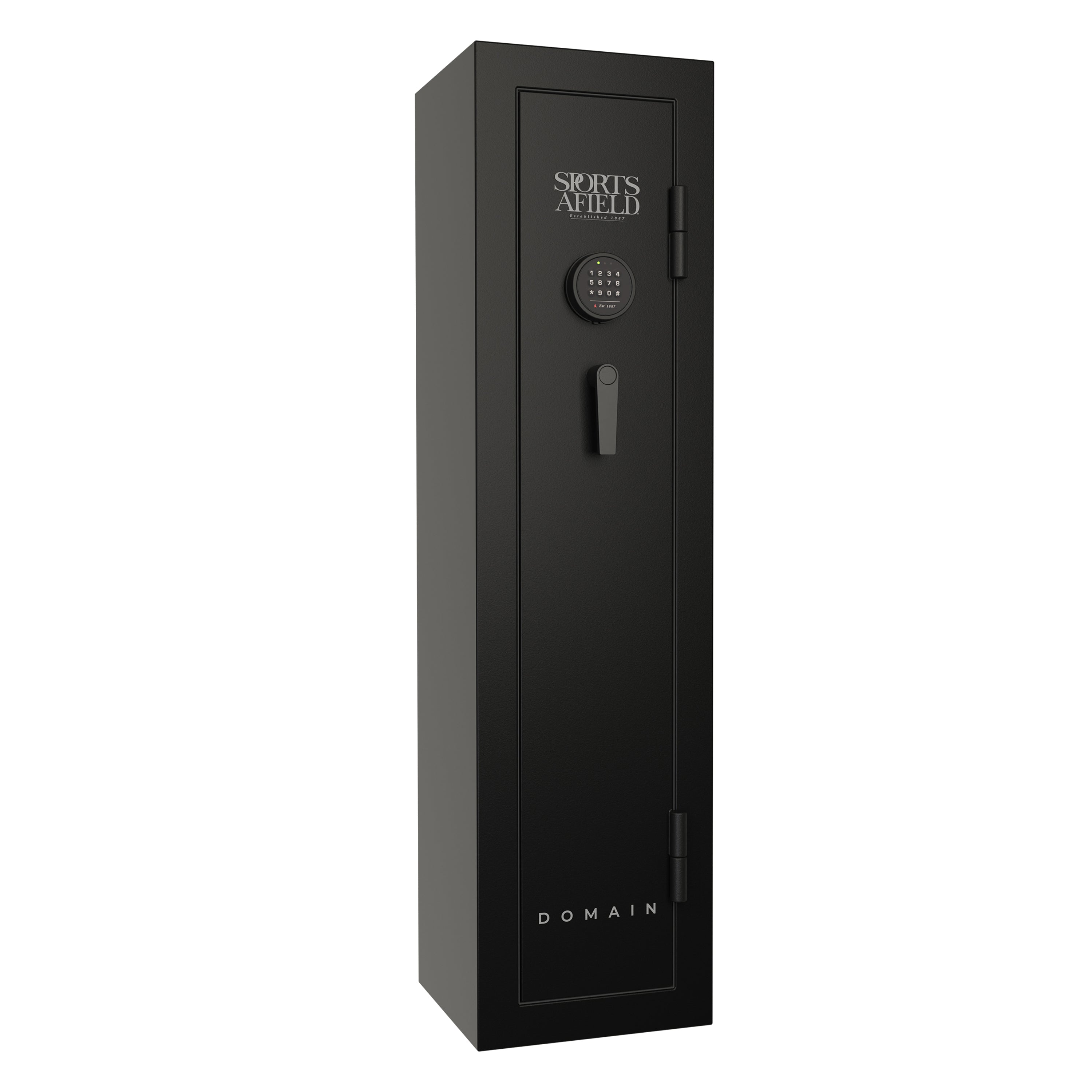 Domain 6-Gun Fire Safe with Electronic Lock, Black Finish