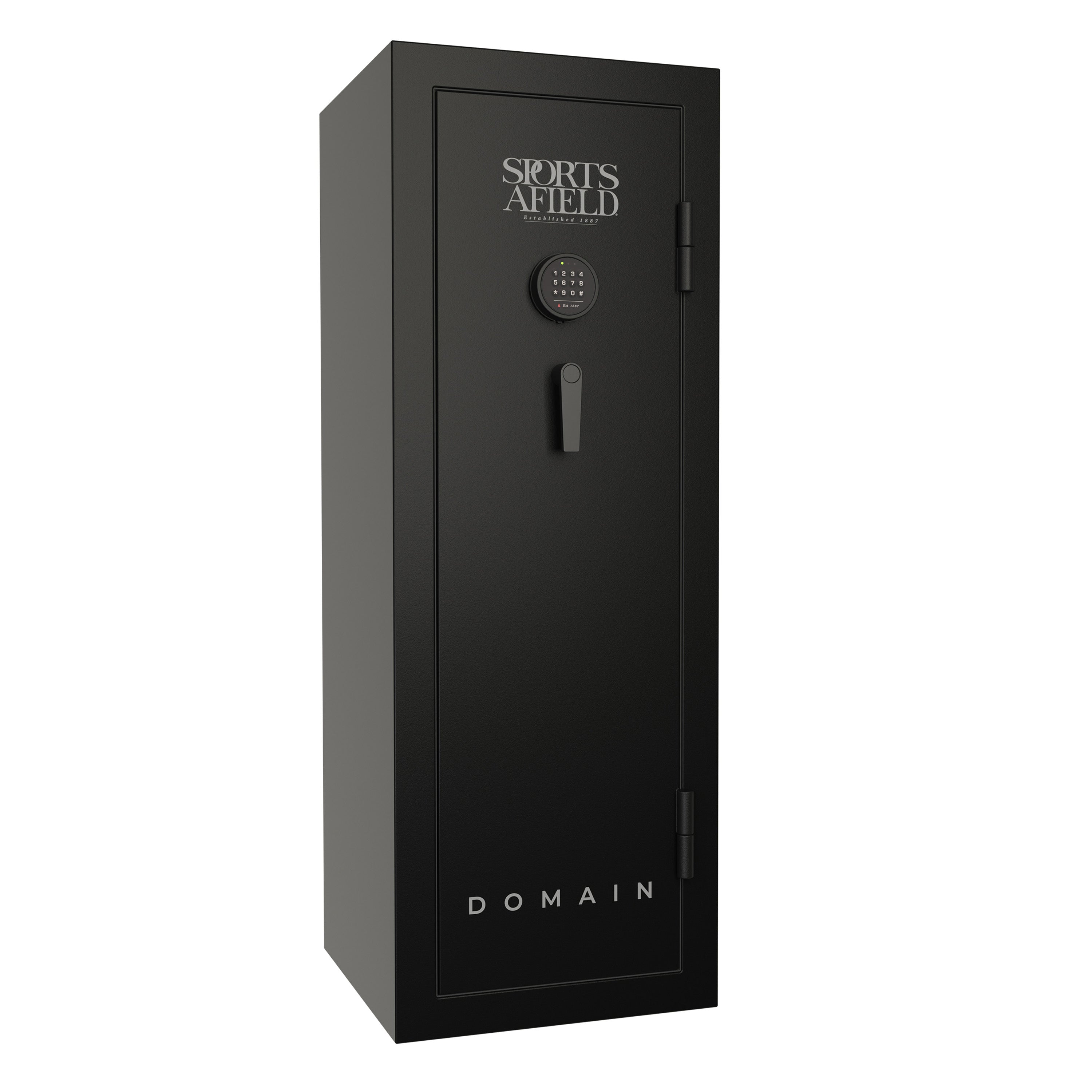 Domain 20-Gun Fire Safe with Electronic Lock, Black Finish