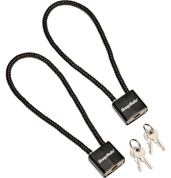 SnapSafe® Cable Padlocks (2‑pack)