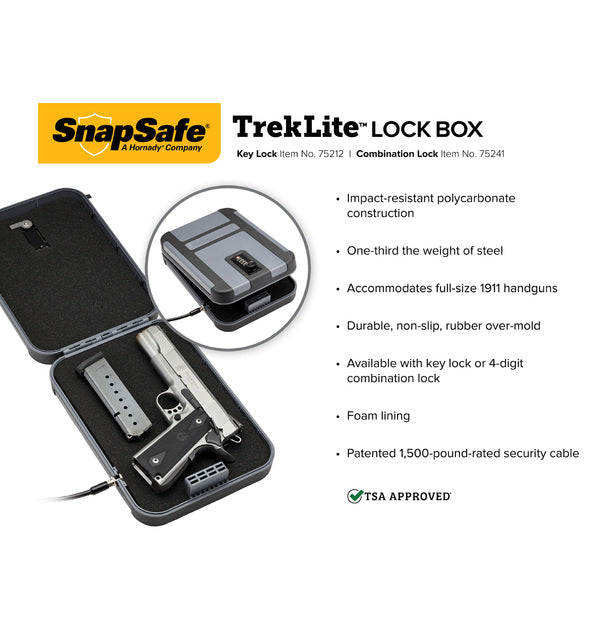 TrekLite® Lock Box ‑ XL Polycarbonate