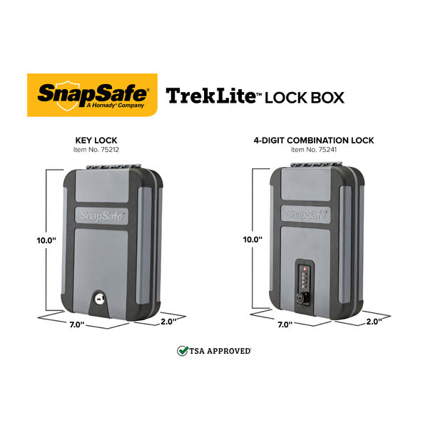 TrekLite® Lock Box ‑ XL COMBINATION POLYCARBONITE