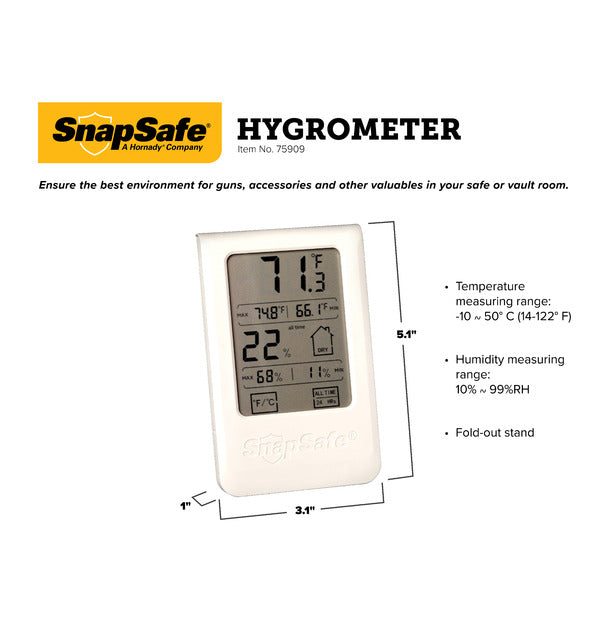 SnapSafe® Hygrometer