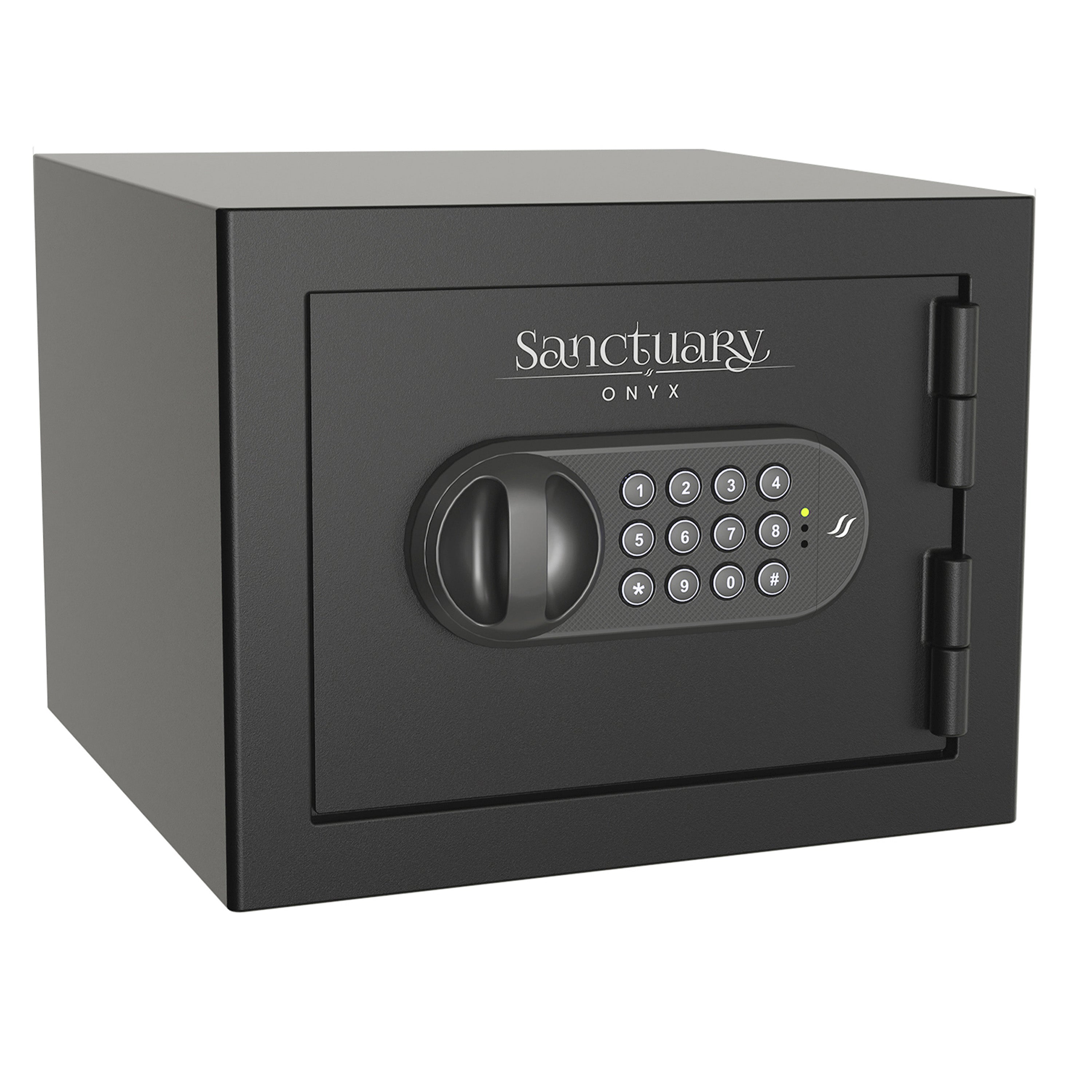 Sanctuary Onyx 0.5 cu.ft Fireproof Home & Office Safe with Electronic Lock, Matte Black