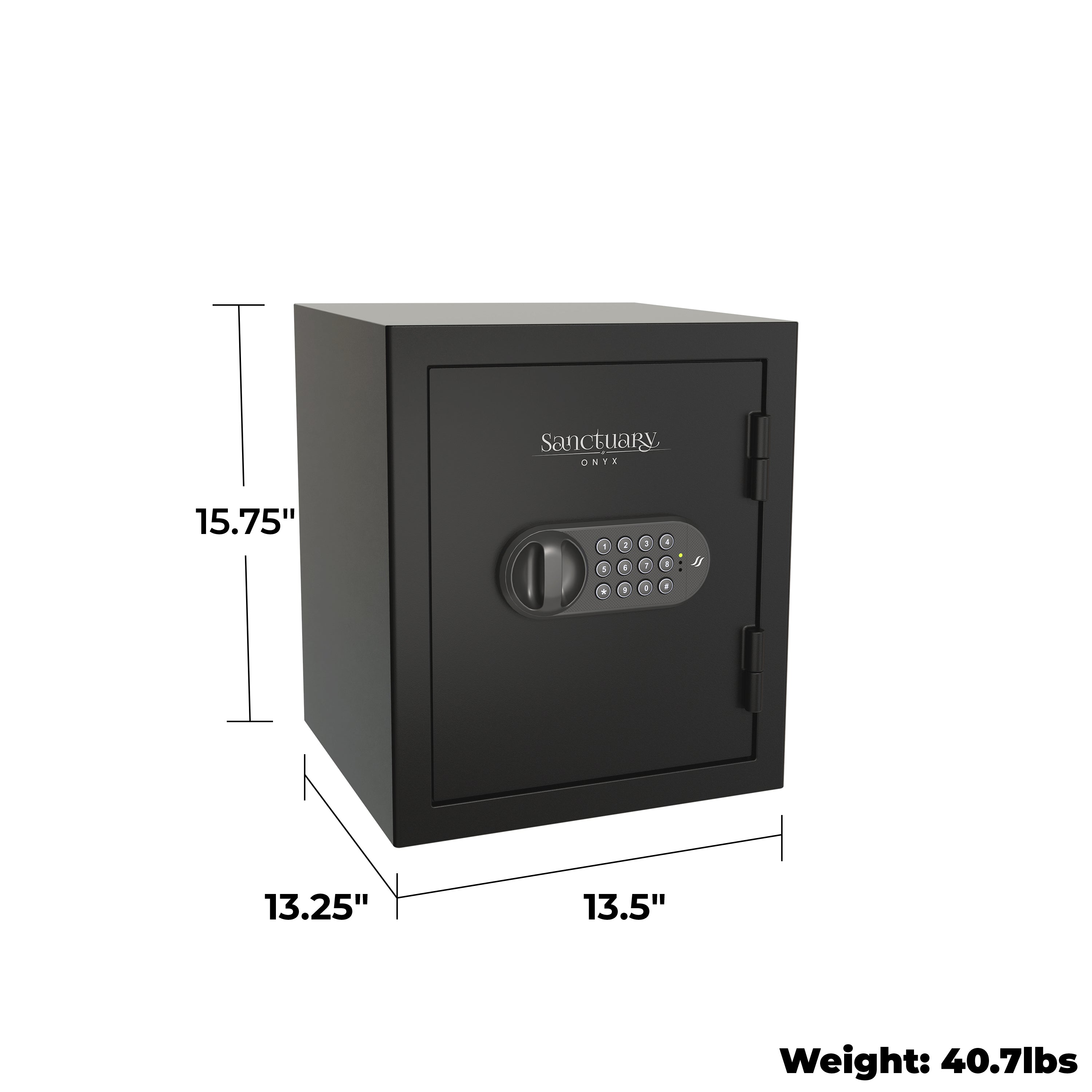 ONYX 1.01 CU. FT. HOME AND OFFICE SAFE