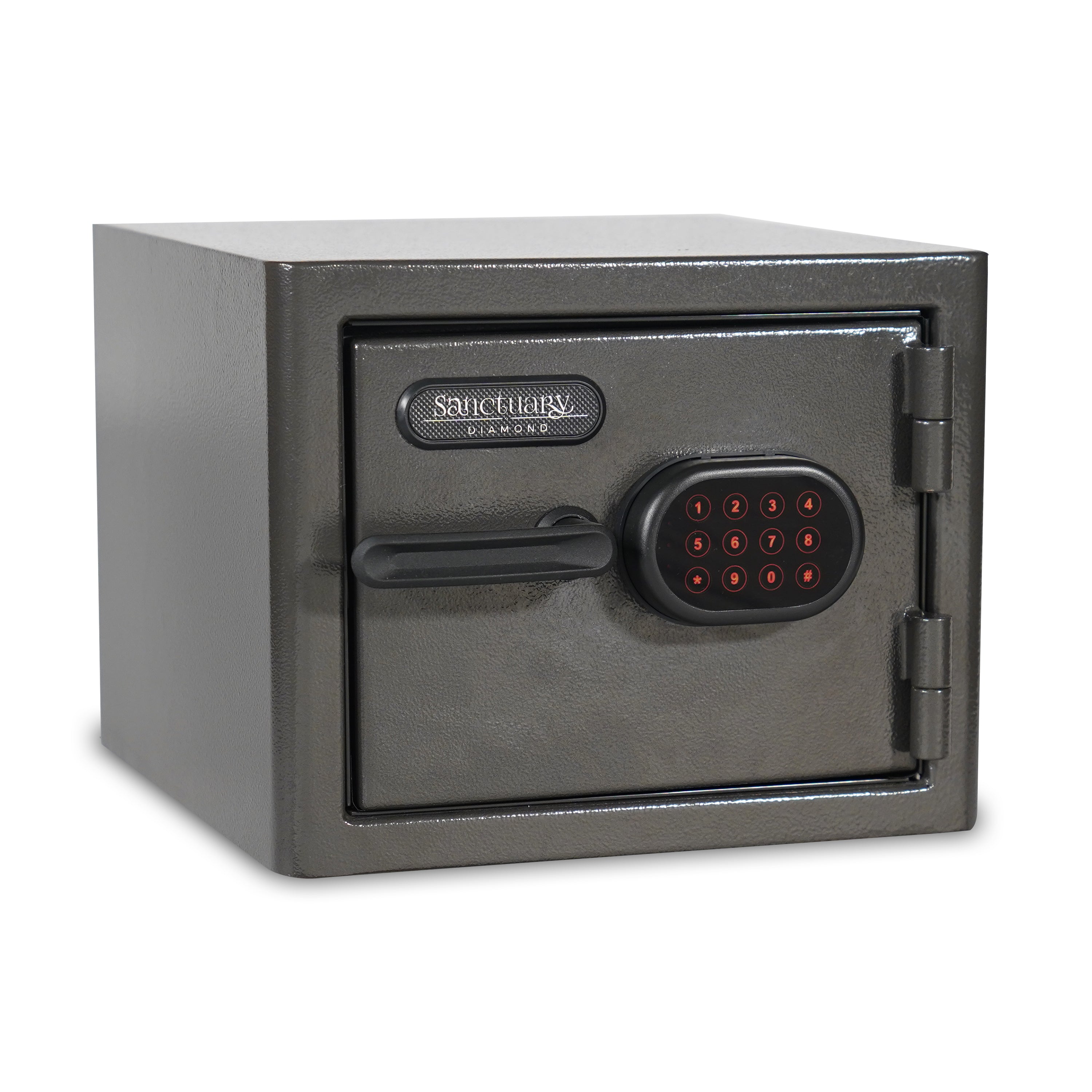 Diamond 0.79 cu. ft. Fireproof/Waterproof Home & Office Safe with Electronic Lock, Dark Gray Hammertone Finish