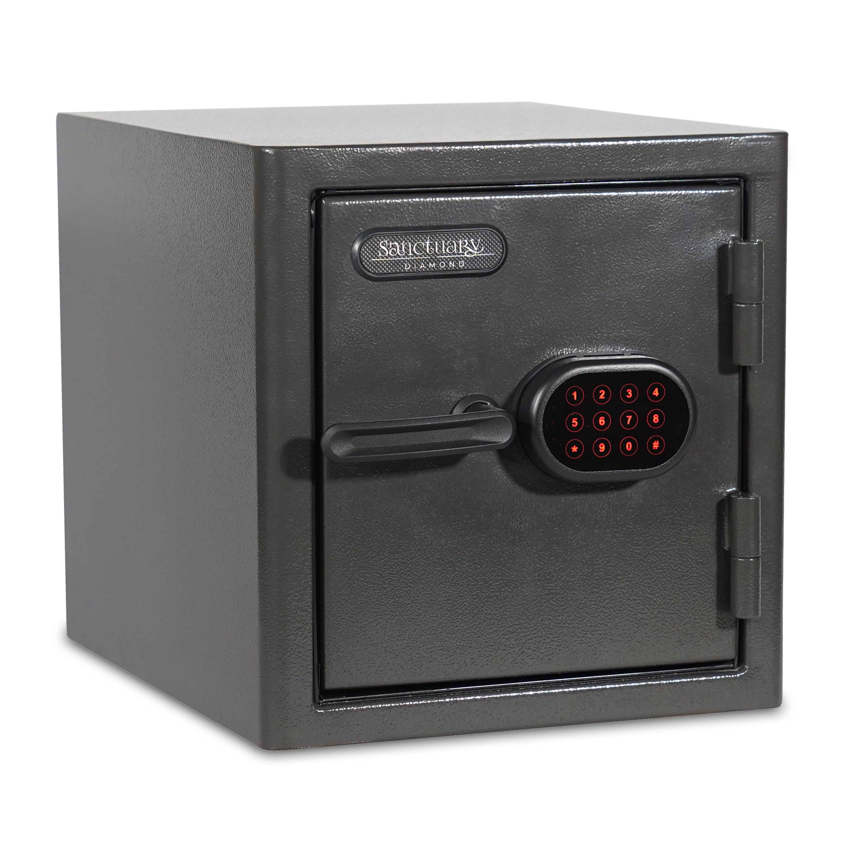 Diamond 1.32 cu. ft. Fireproof/Waterproof Home & Office Safe with Electronic Lock, Dark Gray Hammertone Finish