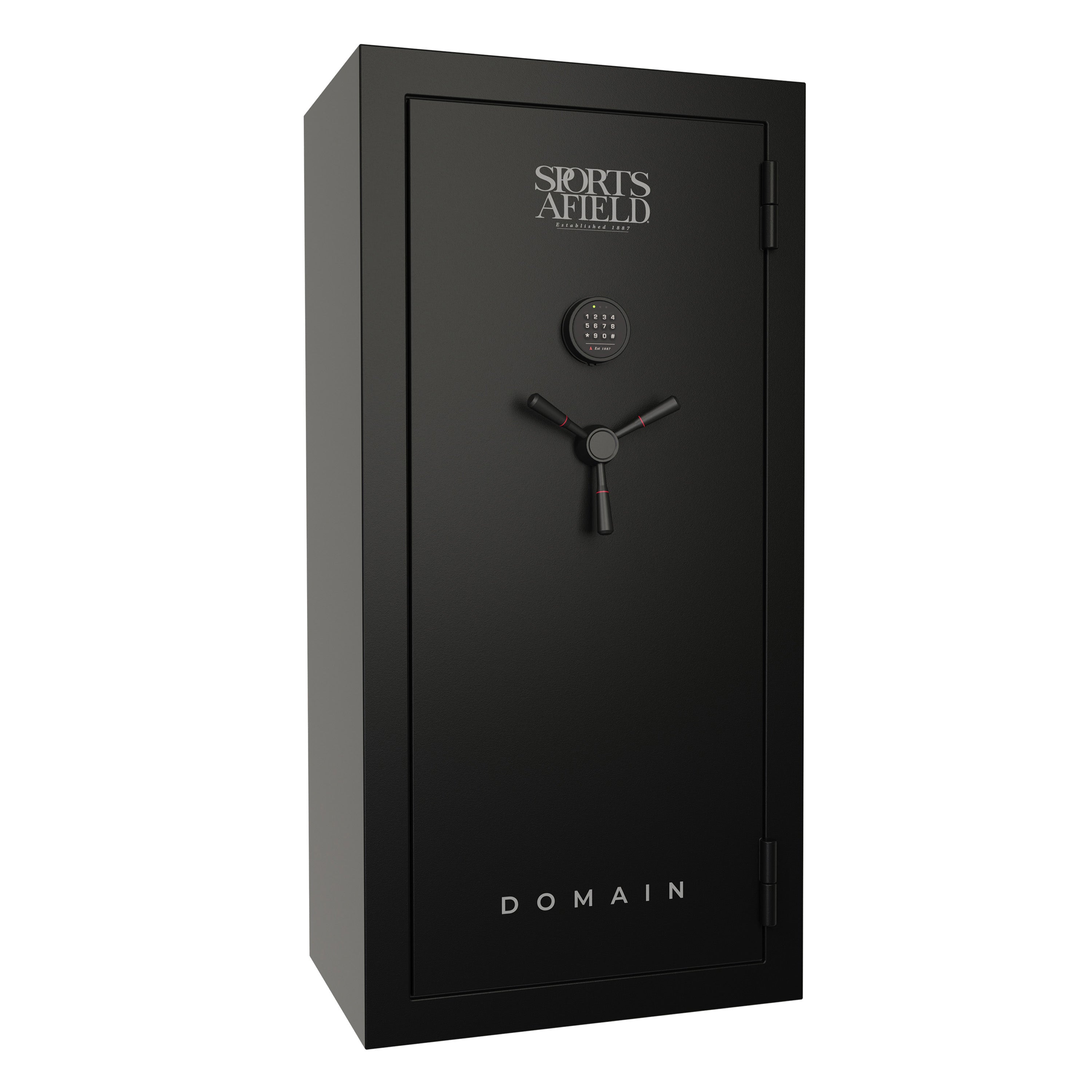 Domain 30-Gun Fire Safe with Electronic Lock, Black Finish