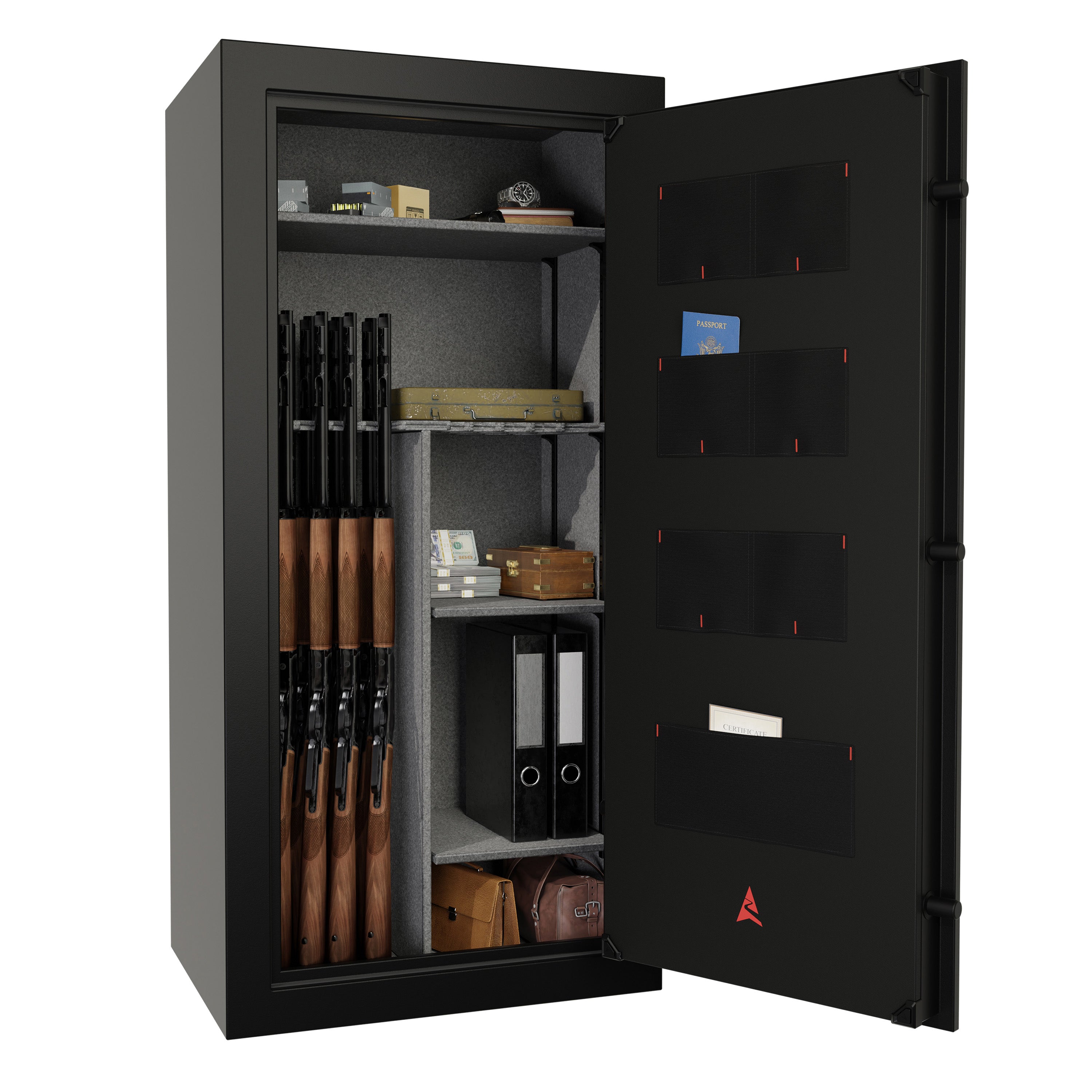 Domain 30-Gun Fire Safe with Electronic Lock, Black Finish