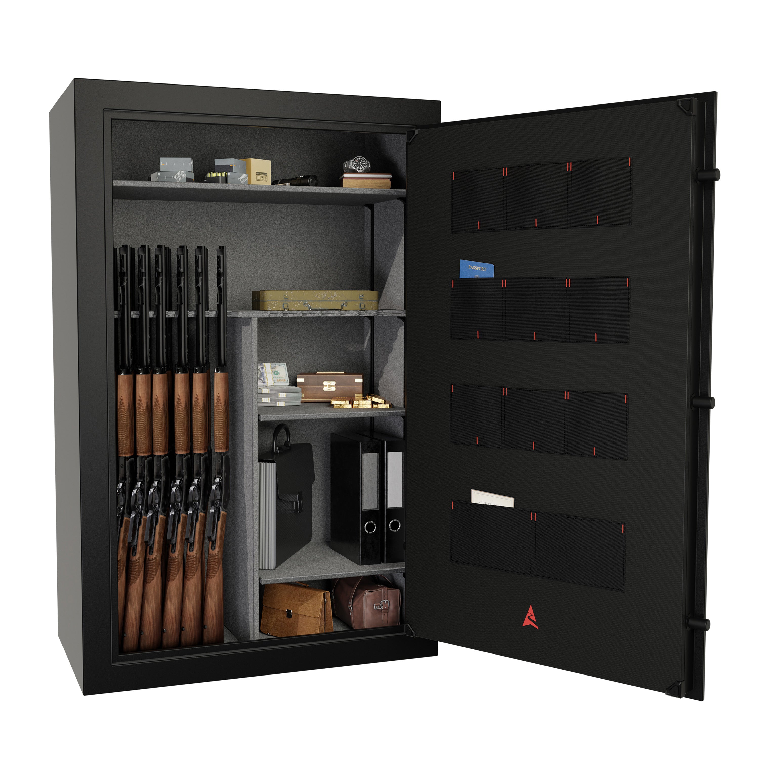 Domain 40-Gun Fire Safe with Electronic Lock, Black Finish