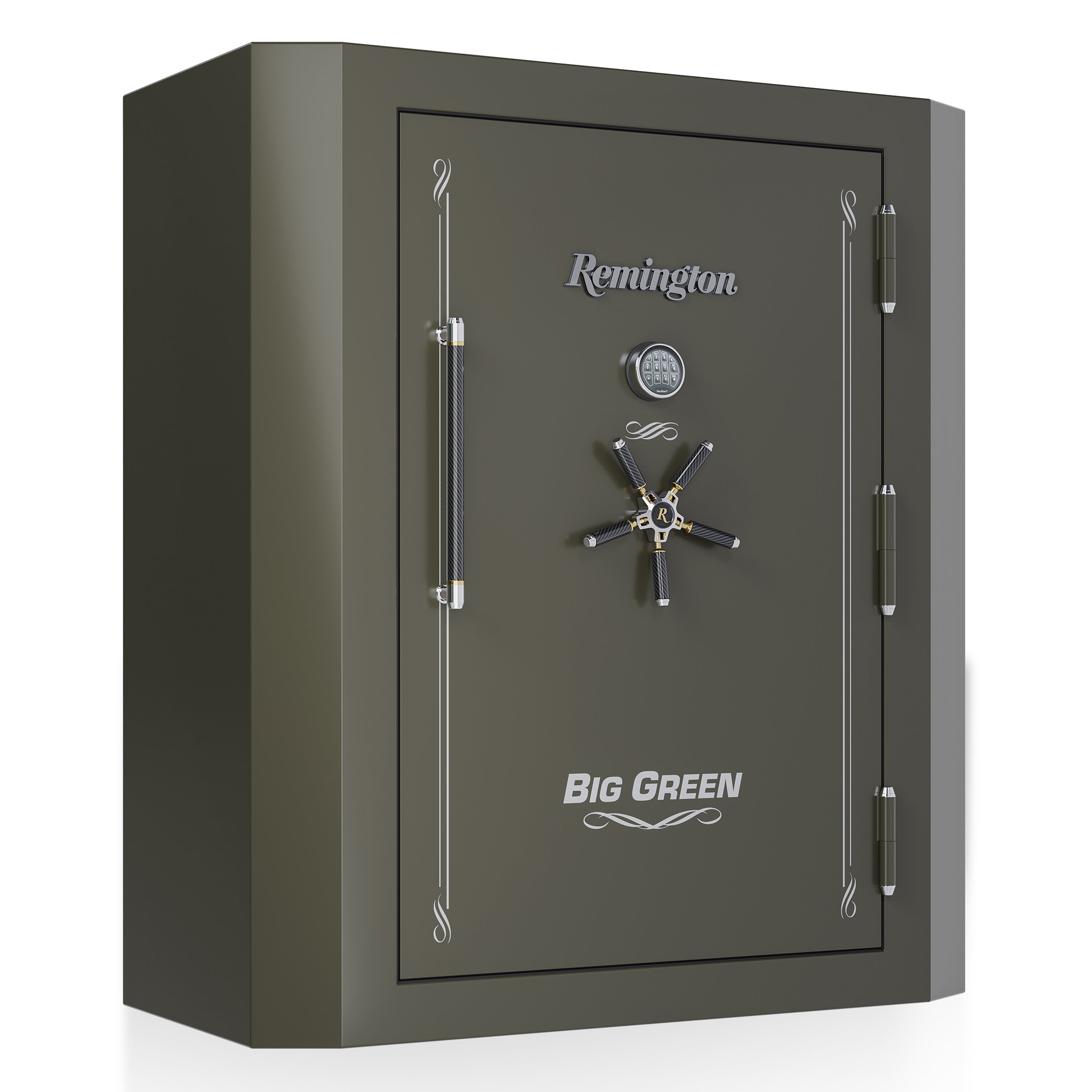 Remington Big Green 84-Gun Fireproof/Waterproof Gun Safe with Electronic Lock, Bronze Green Satin Metallic