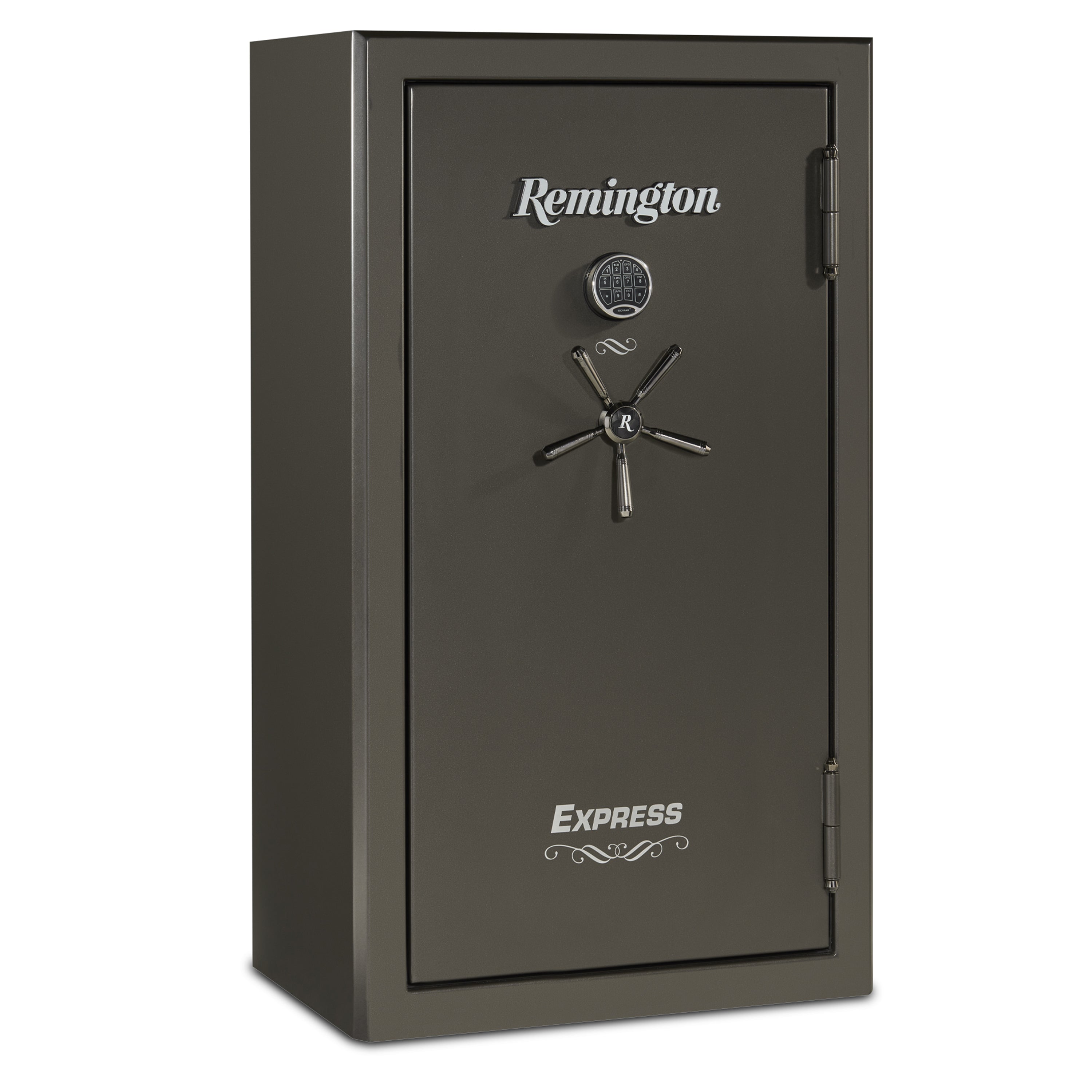 Express 34-Gun Fireproof and Waterproof Gun Safe with Electronic Lock, Graphite Satin Metallic Finish